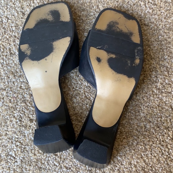 Women’s Easy Spirit Black Open Toe Heel Slide Sandals Size 9.5 - Picture 8 of 11